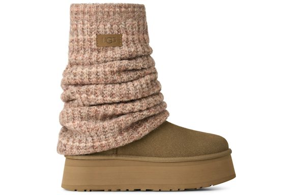 UGG Classic Mini Dipper Legwarmer Boot Light Bronze (Women's)