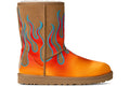 UGG Classic Short Boot Jeremy Scott Flames Chestnut (2025)