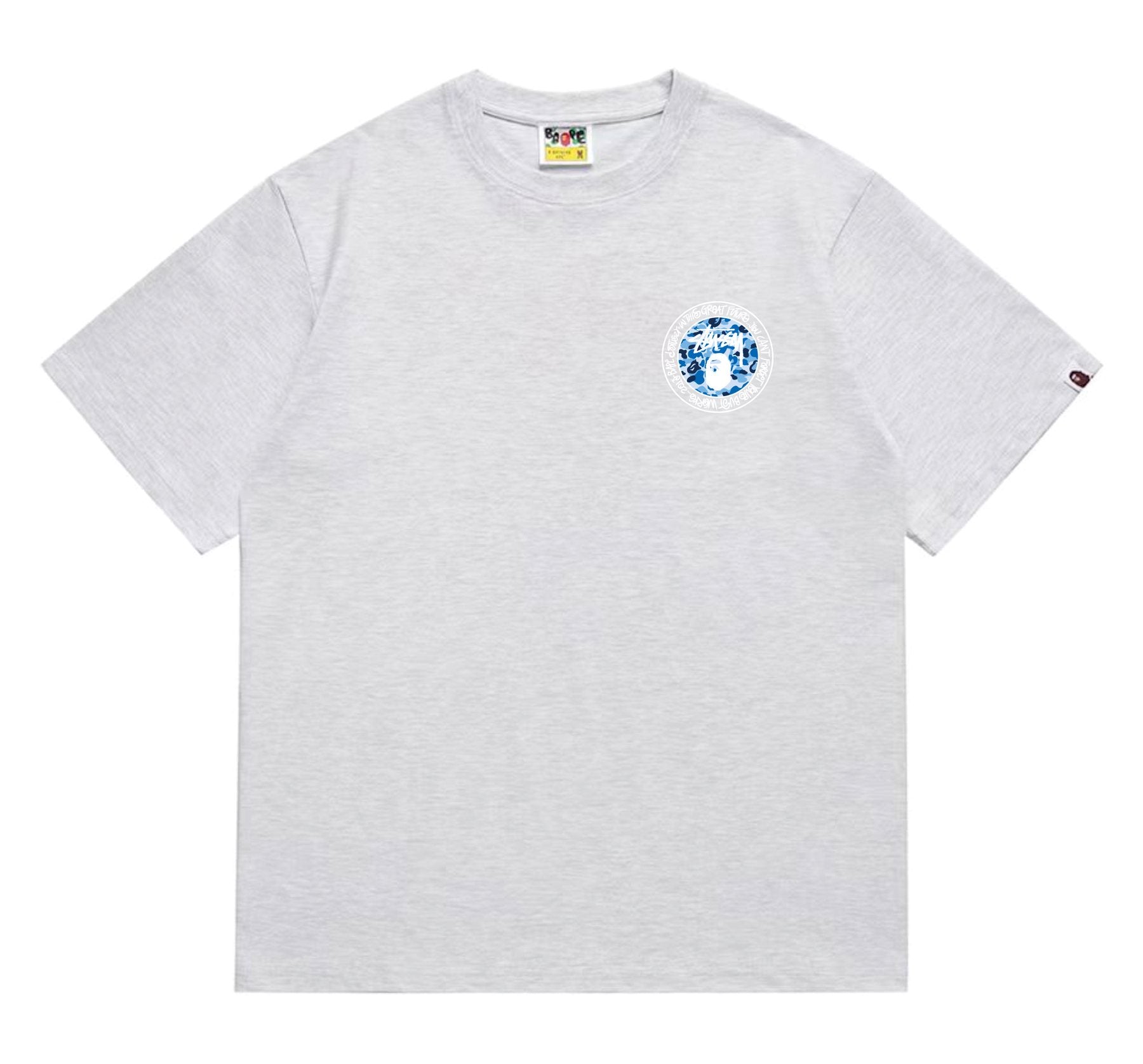 BAPE White-Ring Camo Back Graphic T-Shirt — front