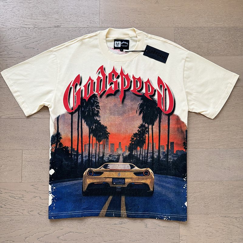 Godspeed Rock Graphic T-Shirt — front