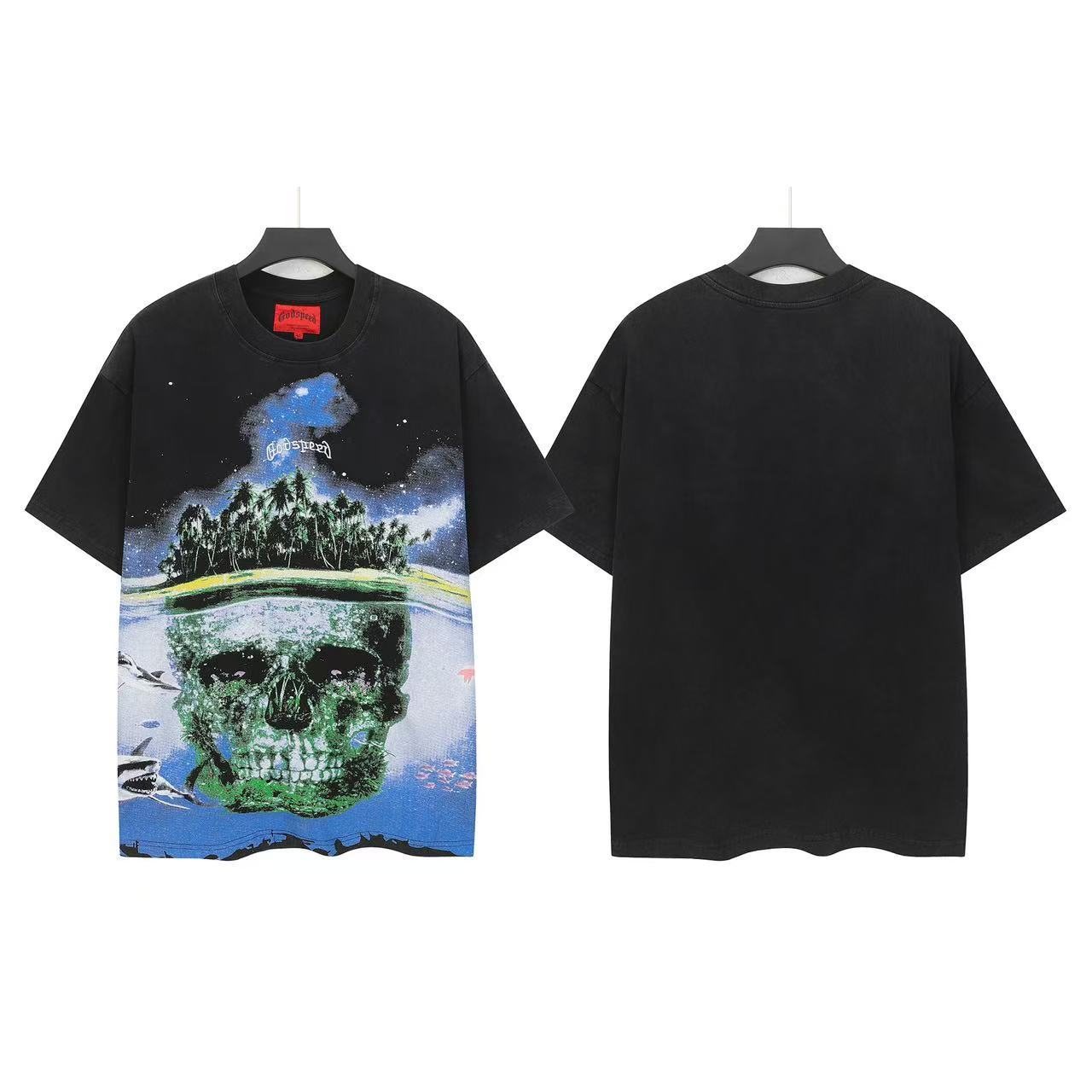 Godspeed Skull Island Graphic T-Shirt — front