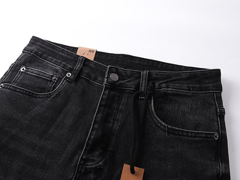 Ksubi Royalty Heroism Black Slim Tapered Jeans — detail
