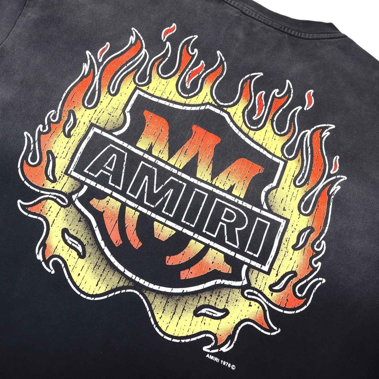 AMIRI Flame Graphic Short-Sleeve T-Shirt — detail