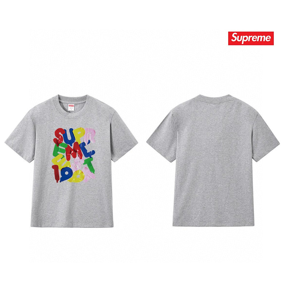 Supreme Colorful Letter Graphic T-Shirt — front