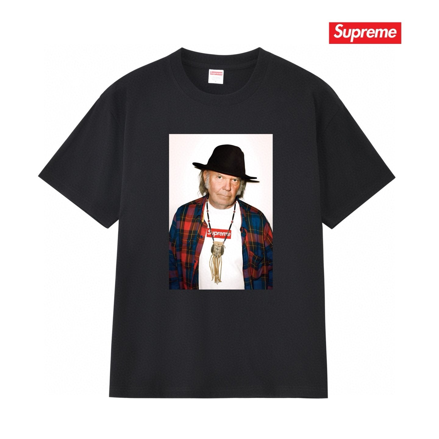 Supreme Portrait Graphic Short-Sleeve T-Shirt — front