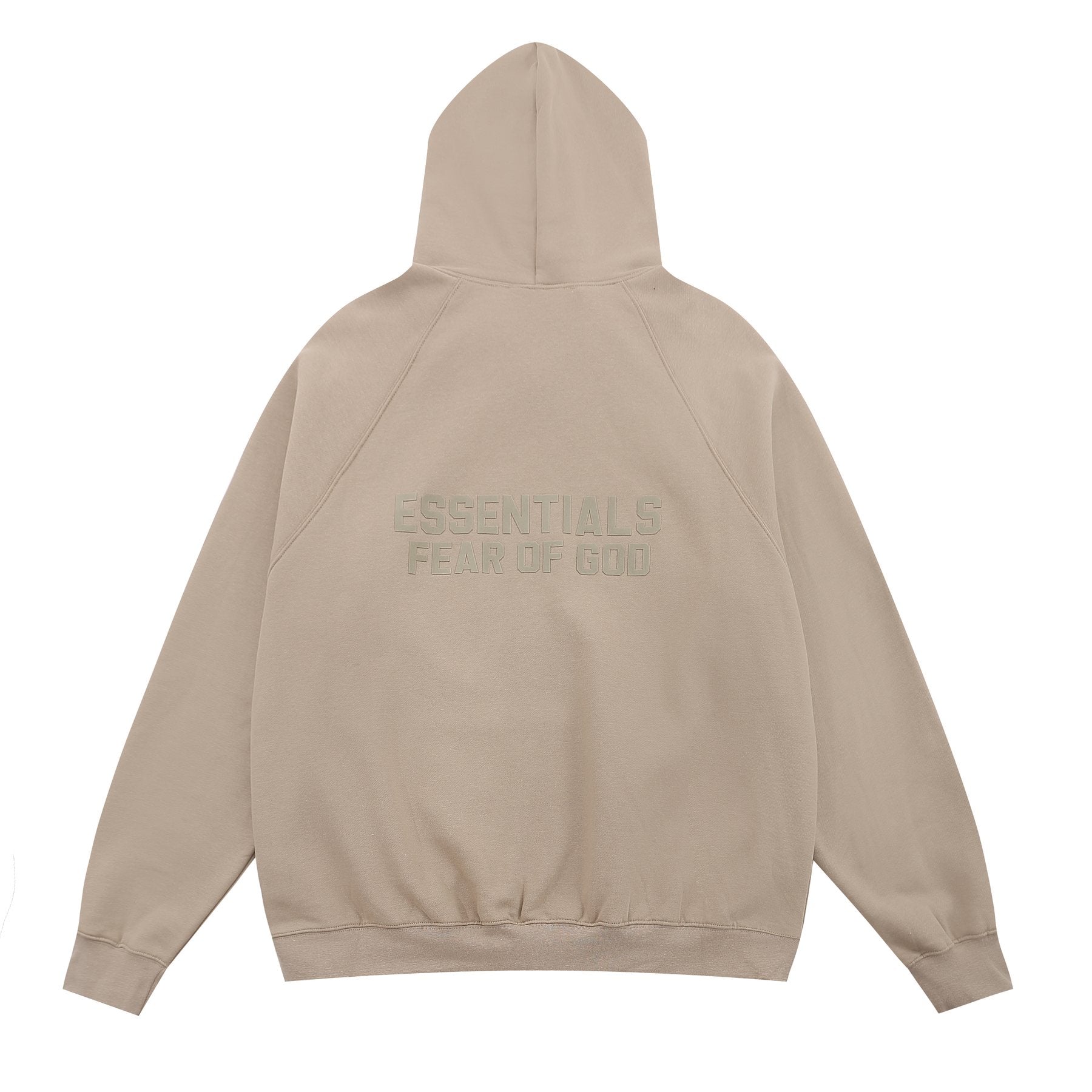 Essentials Fear of God Zip Hoodie — back