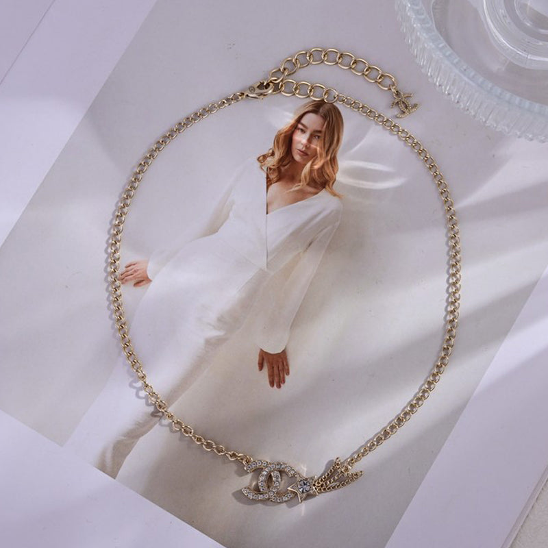 18K  Chanel Star Diamond Necklace
