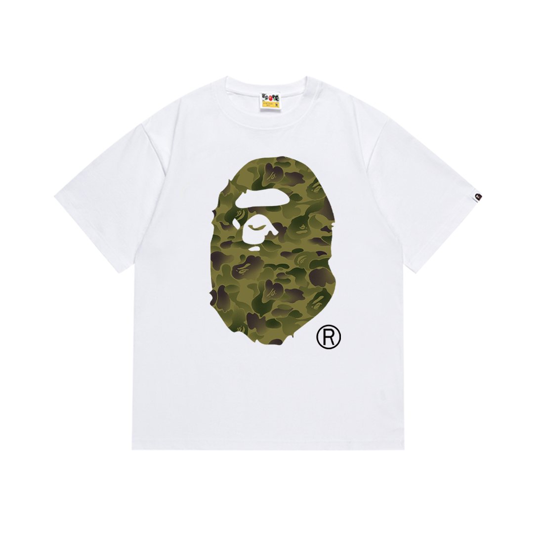 BAPE Camo Ape-Head Graphic T-Shirt — front