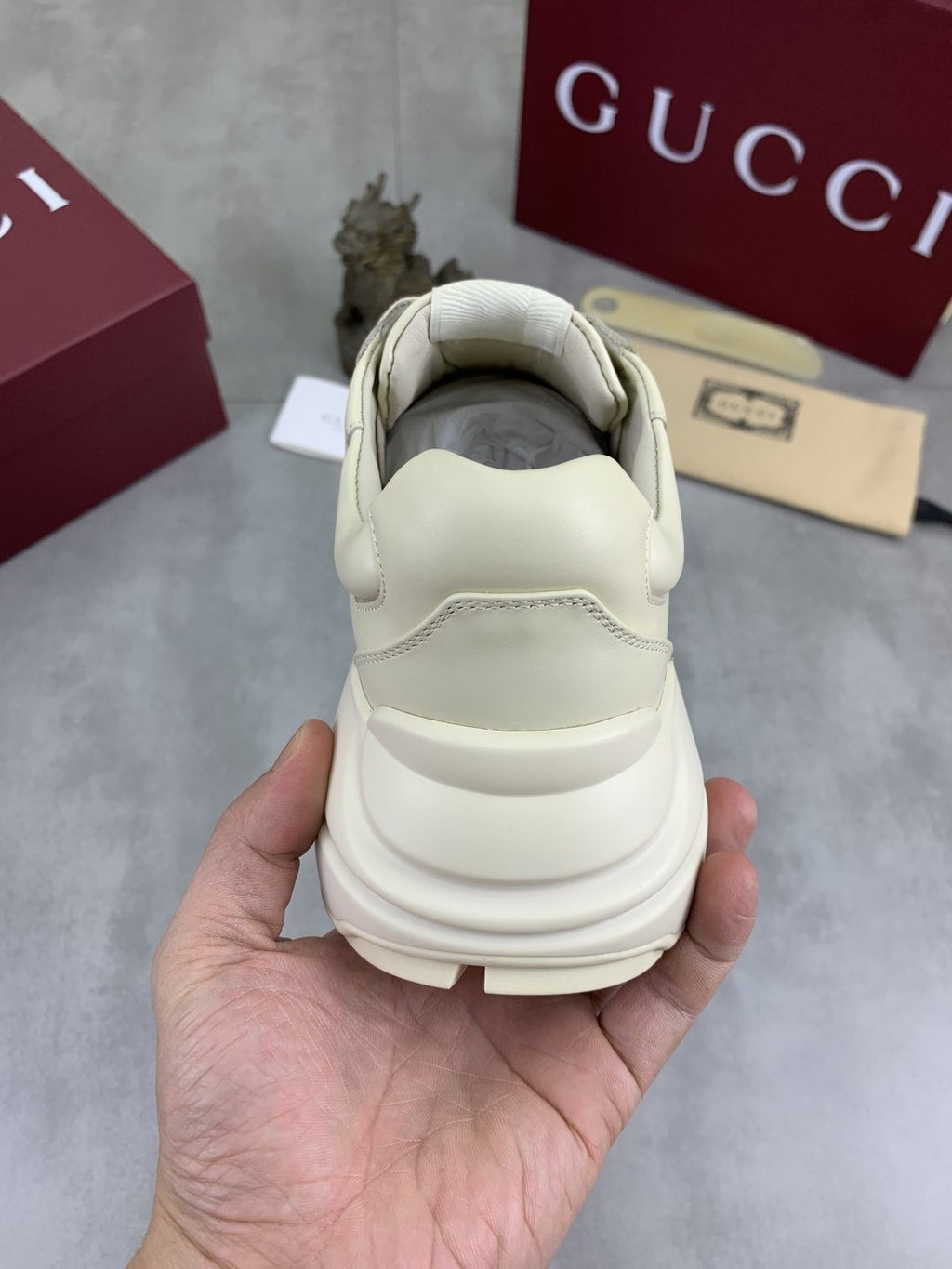 Gucci Tiger Graphic Chunky Sneakers — back