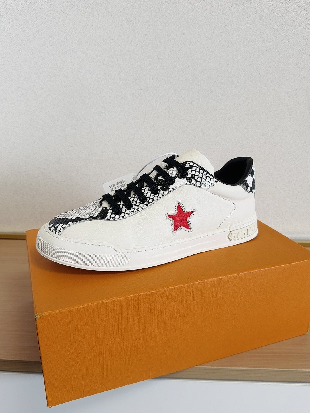 Louis Vuitton Red Star Low-Top Sneakers — side