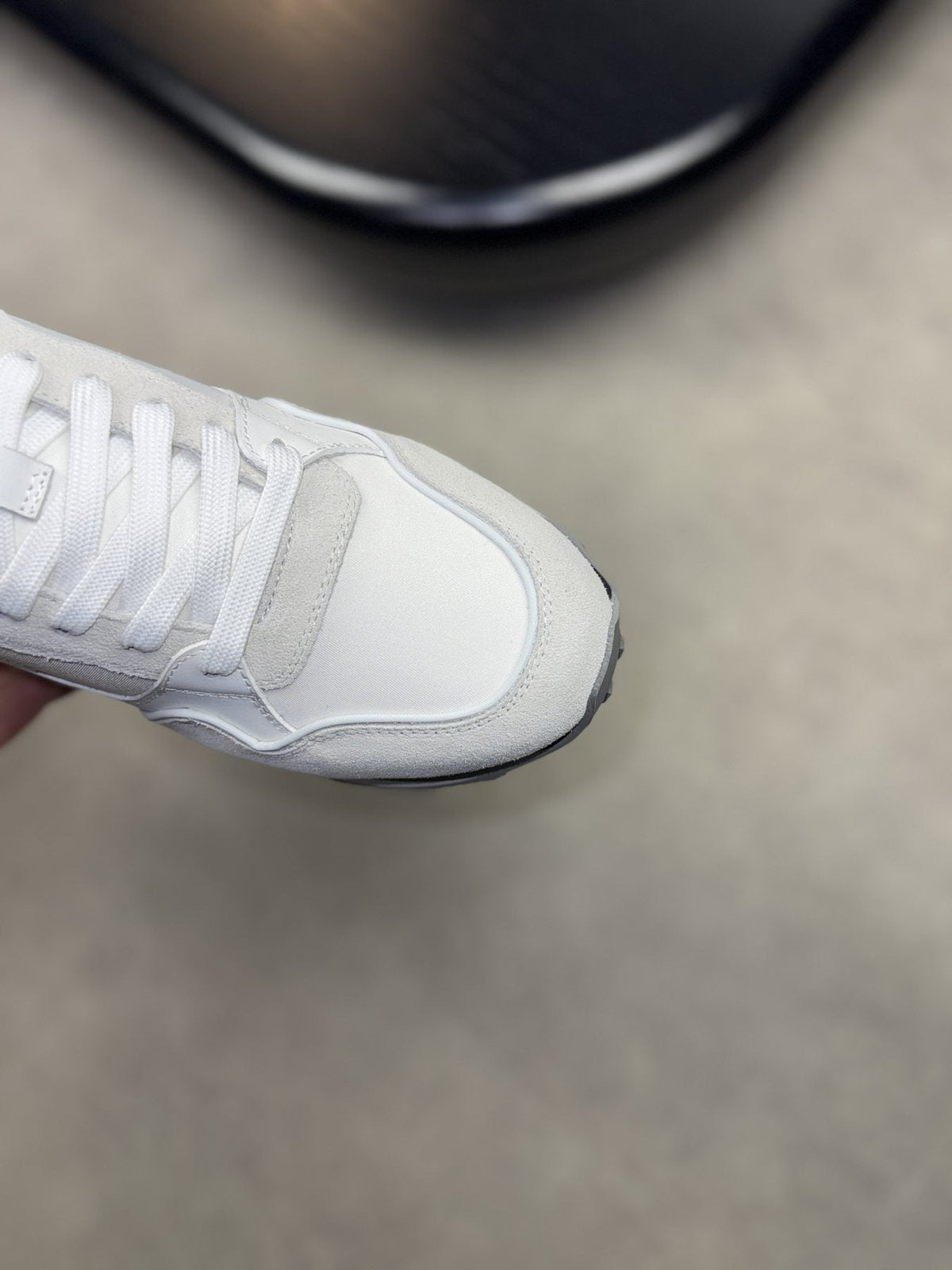Givenchy White and Light Gray Low-Top Sneakers — detail