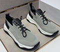 Berluti Gray-Green Lace-Up Sneakers — hero