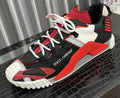 Dolce & Gabbana Men's Black and Red Chunky Sneakers — hero