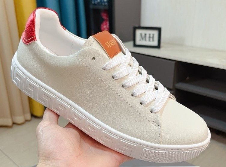 Versace Men's Low-Top Lace-Up Sneakers — front