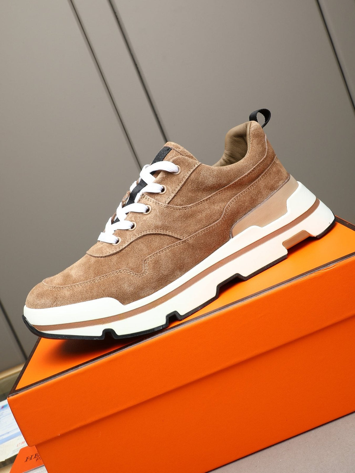 Hermès Layered-Sole Men's Sneakers — front