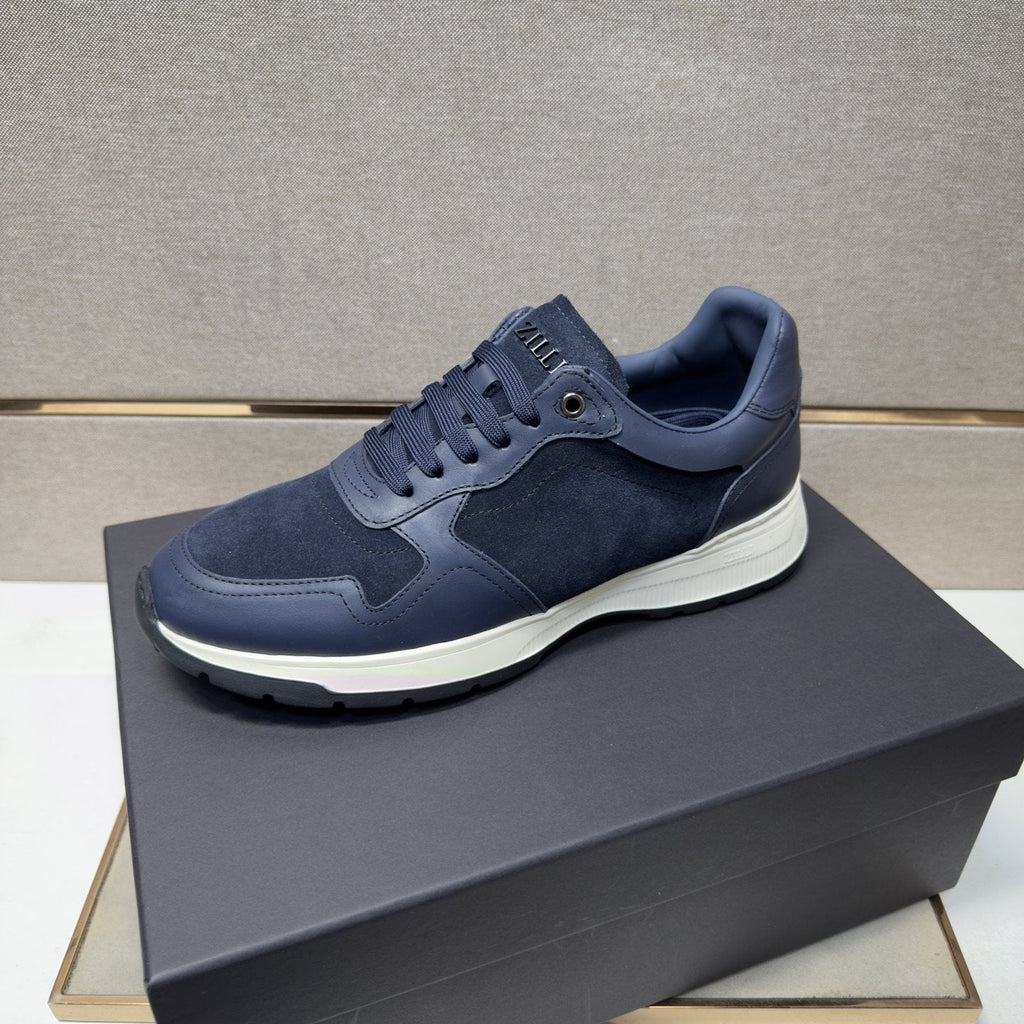 ZILLI Men's Paneled Low-Top Sneakers — side