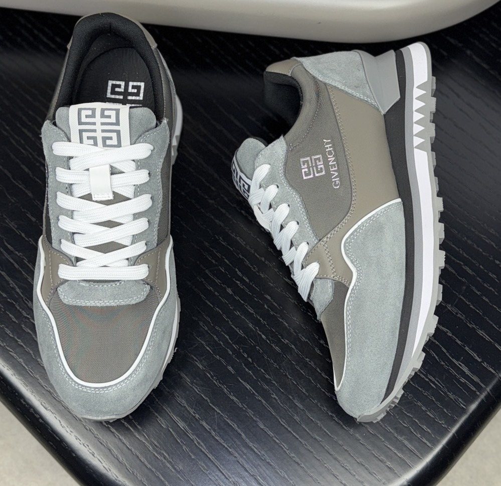Givenchy Paneled Low-Top Sneakers — front