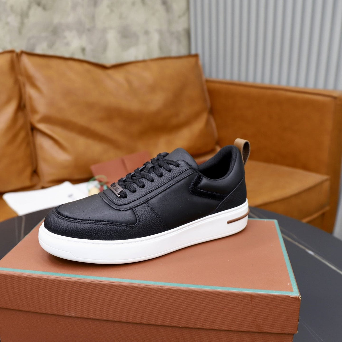 Loro Piana Week End Walk Low-Top Sneakers — side