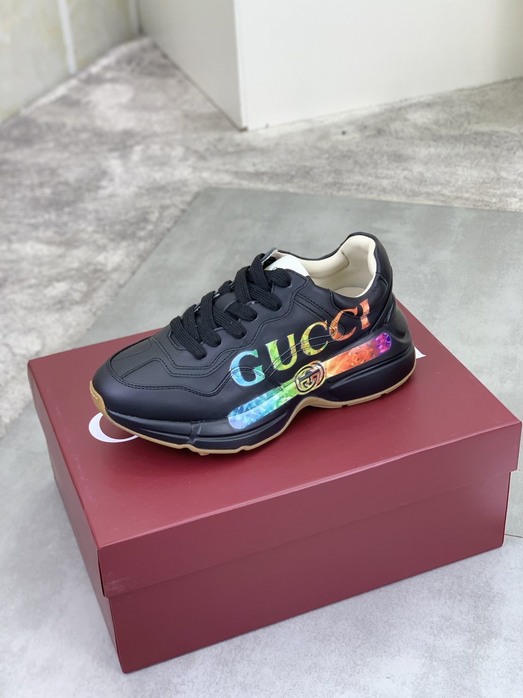 Gucci Multicolor Accent Chunky Sneakers — side