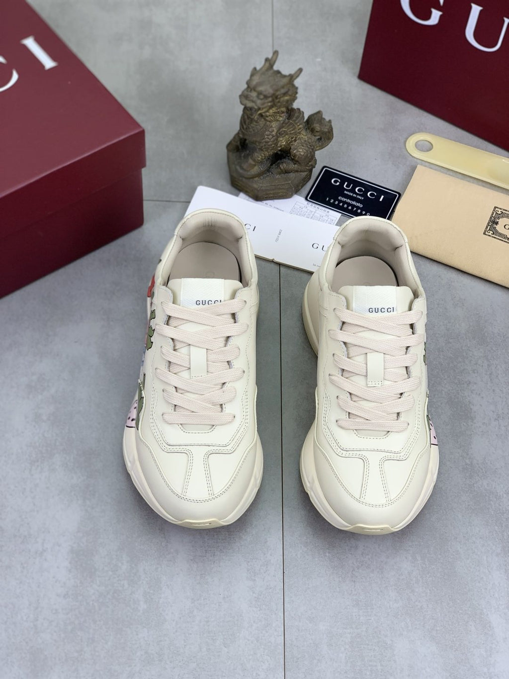 Gucci Strawberry Graphic Chunky Sneakers — hero