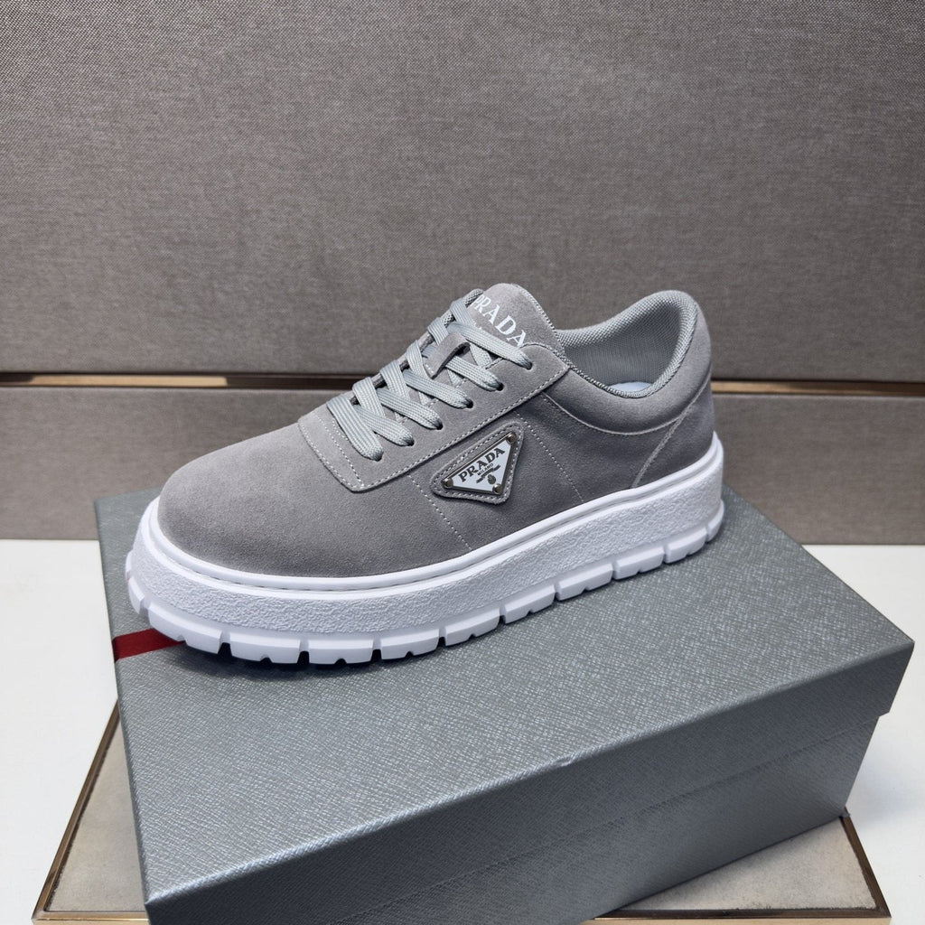 Prada Men's Paneled Chunky-Sole Sneakers — hero