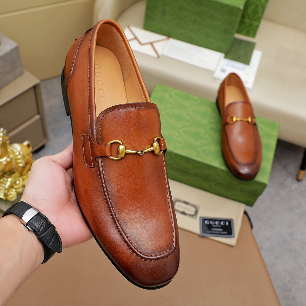 Gucci Bit-Detail Slip-On Loafers — model