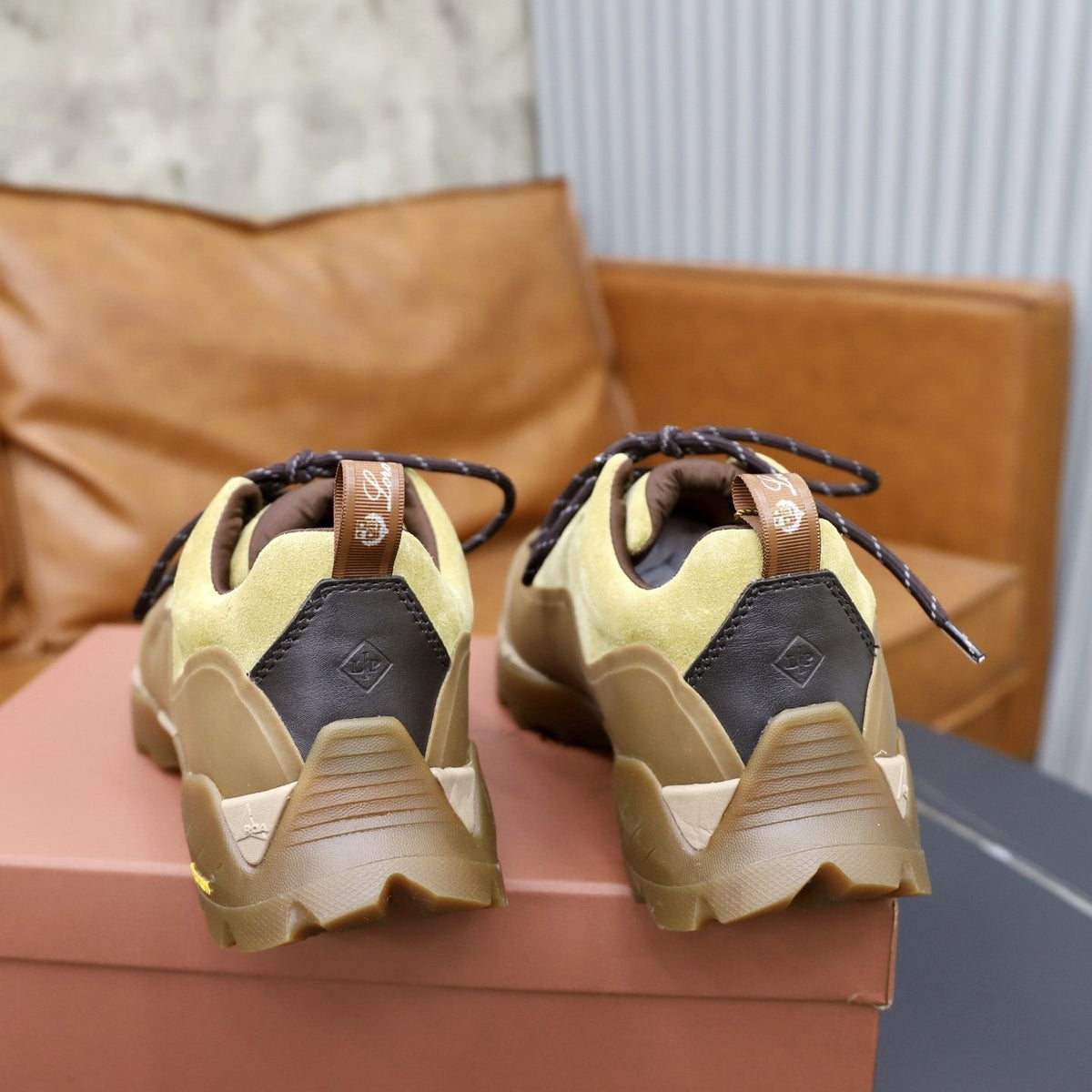 Loro Piana Week End Walk Panel Sneakers — back