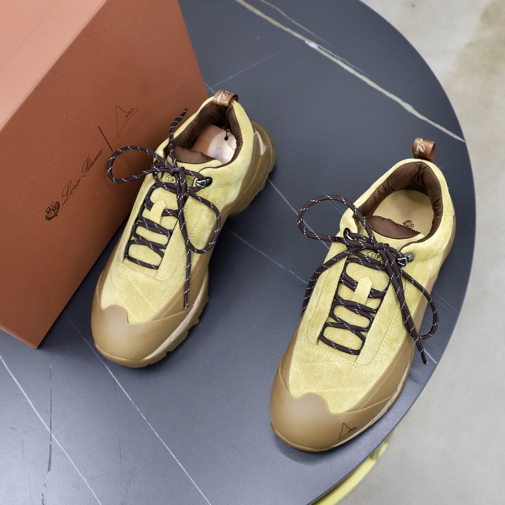 Loro Piana Week End Walk Panel Sneakers — front