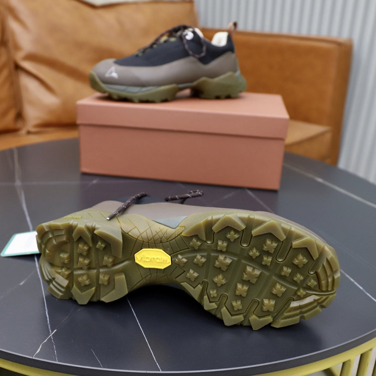 Loro Piana Week End Walk Panel Sneakers — detail