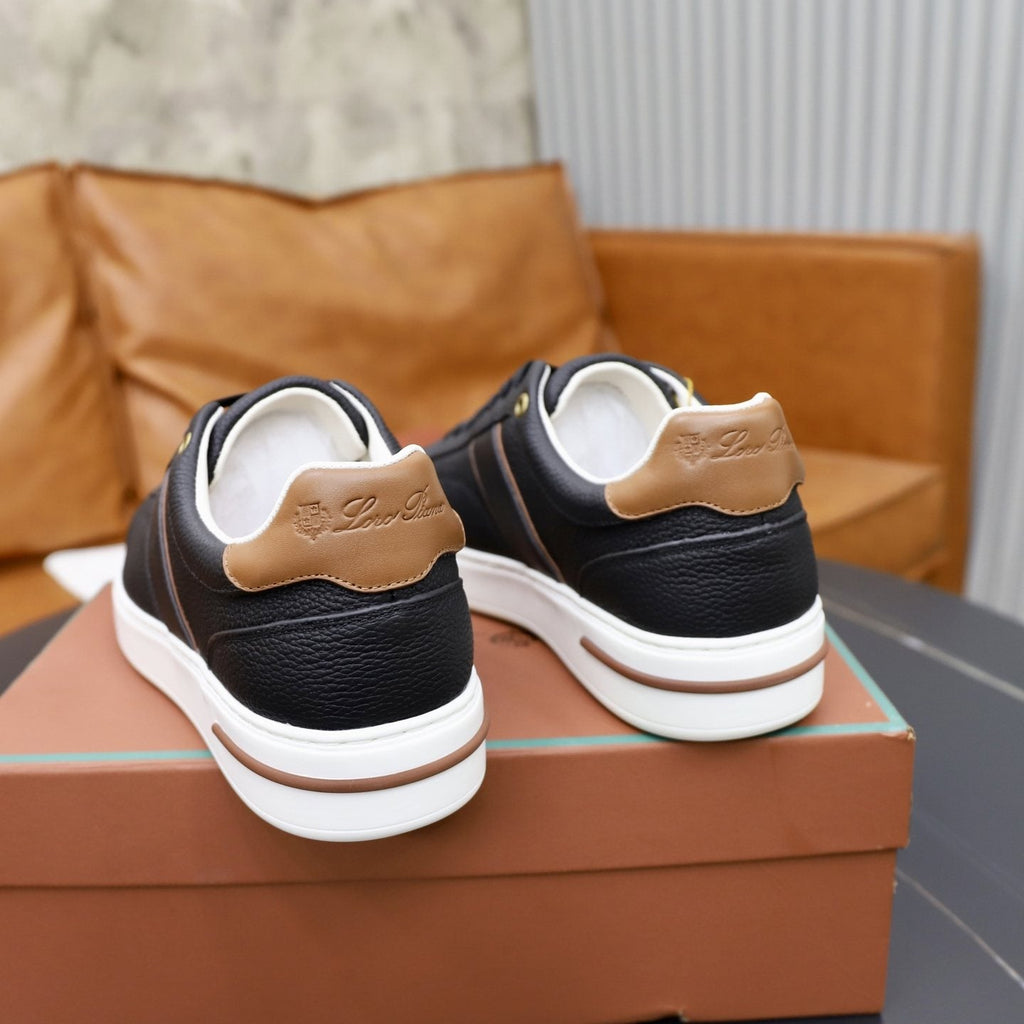 Loro Piana Week End Walk Lace-Up Sneakers — back