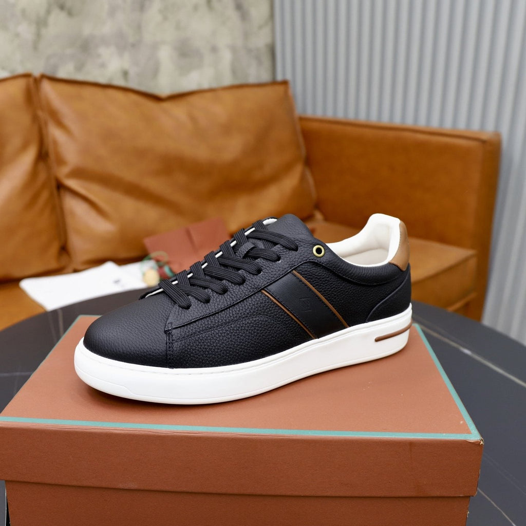 Loro Piana Week End Walk Lace-Up Sneakers — side