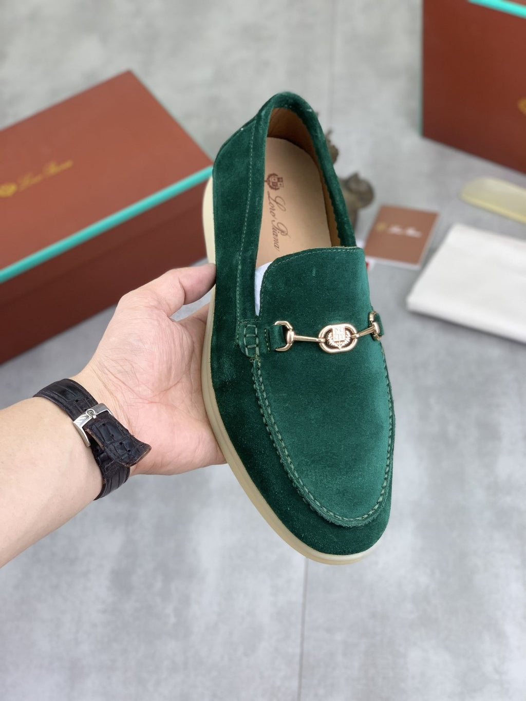 Loro Piana Bit Loafers — model