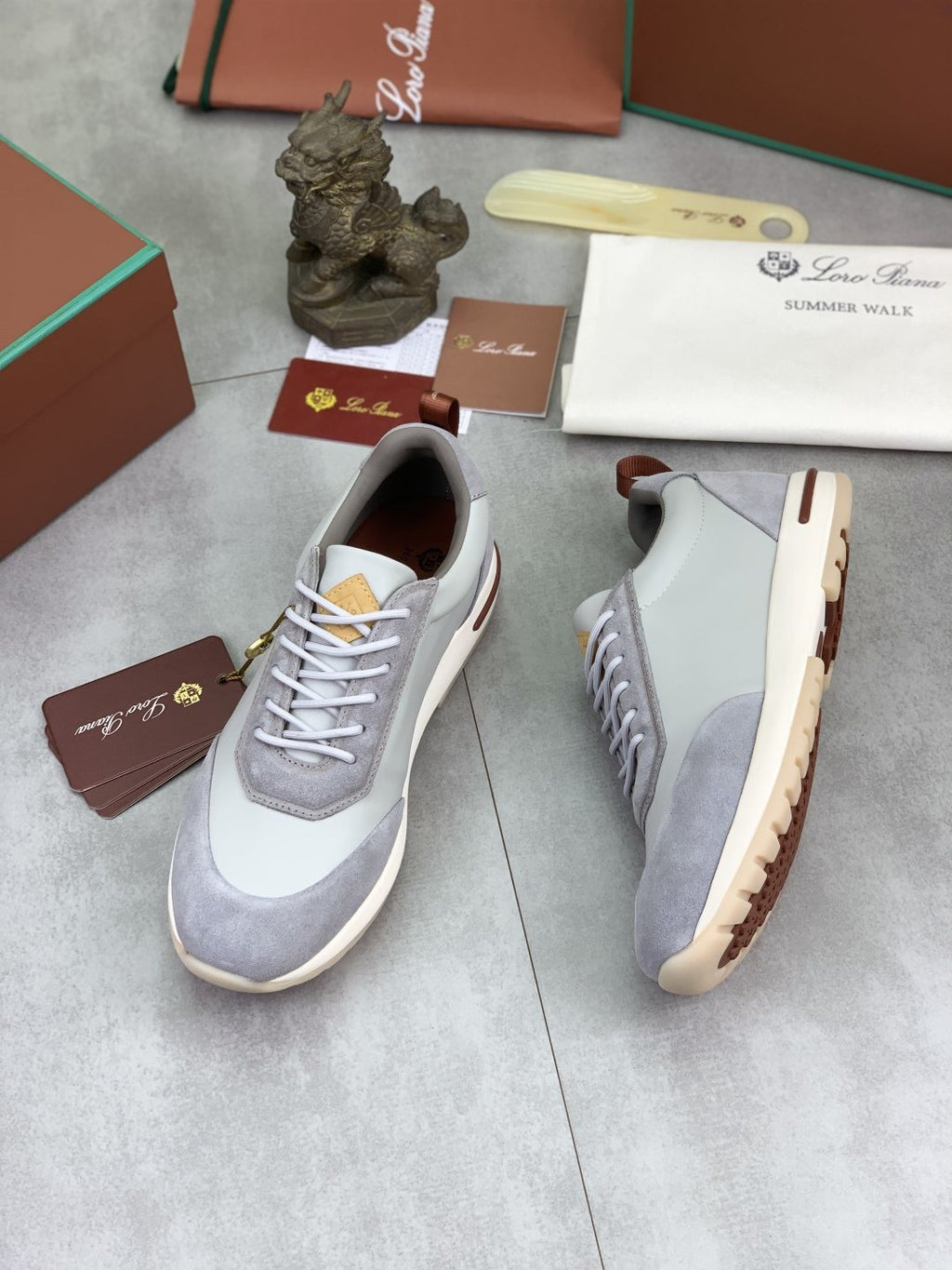 Loro Piana Week End Walk Men's Sneakers — side