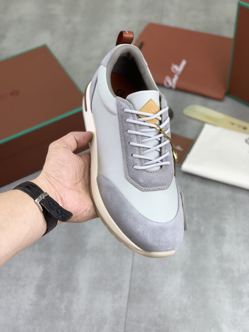 Loro Piana Week End Walk Men's Sneakers — model
