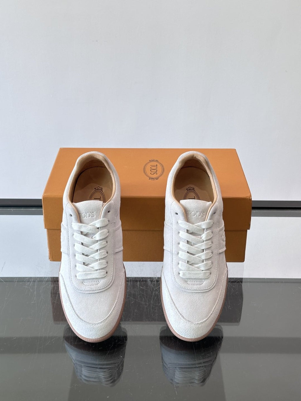 Tod's Men's Suede Low-Top Sneakers — front