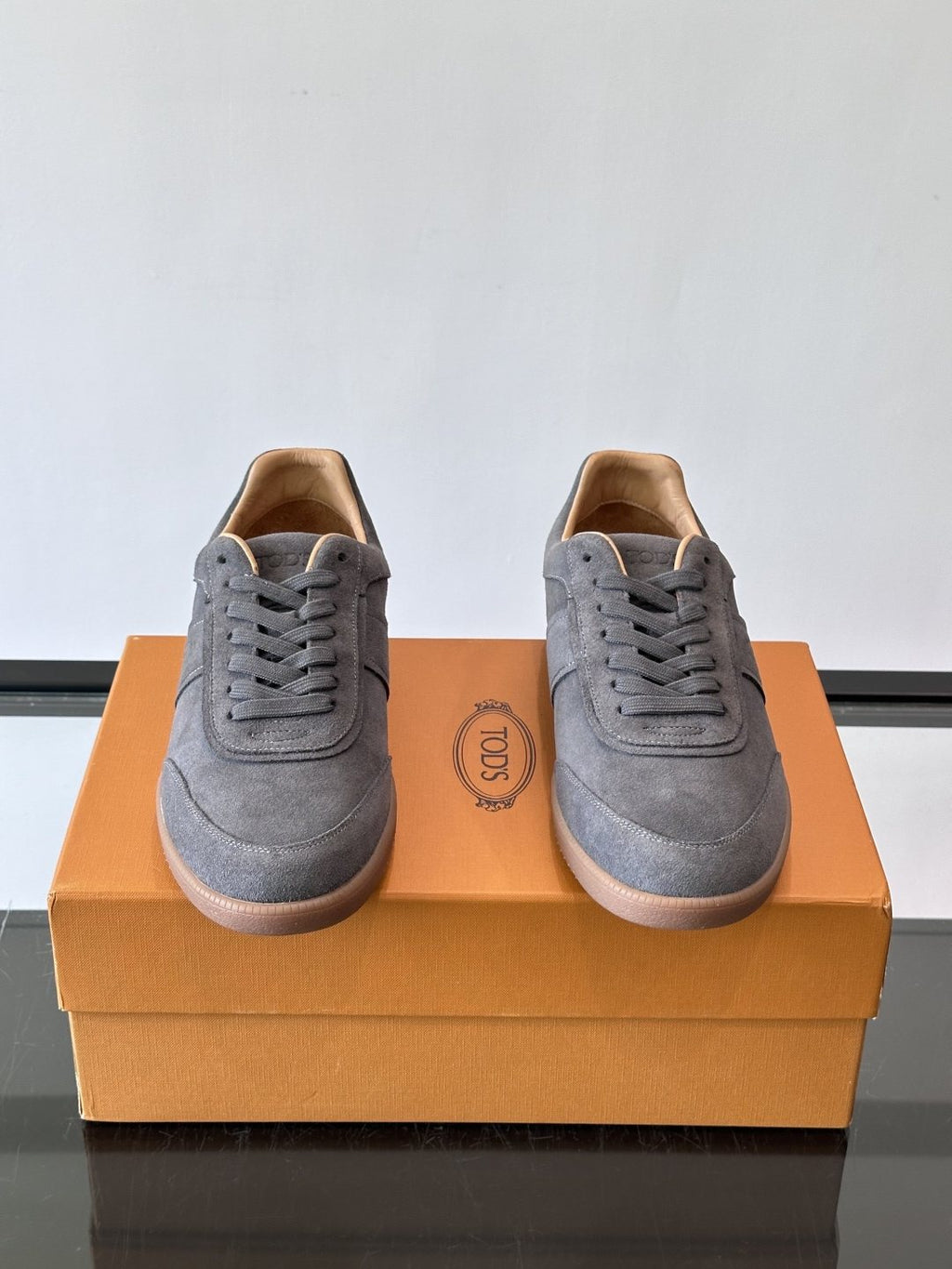Tod's Men's Suede Low-Top Sneakers — front