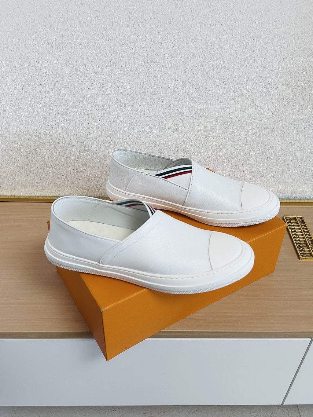 Gucci Toe-Cap Slip-On Shoes — front
