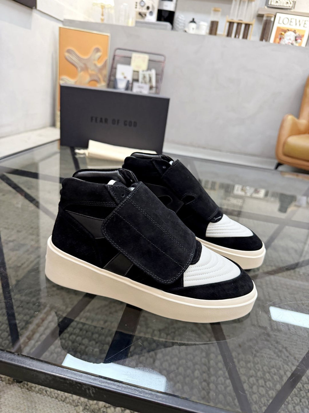 Fear of God Strap High-Top Sneakers — front