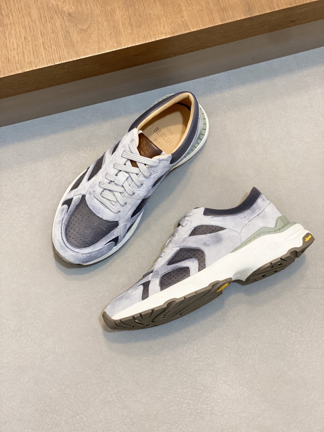 Berluti Sport Track Low-Top Sneakers — front