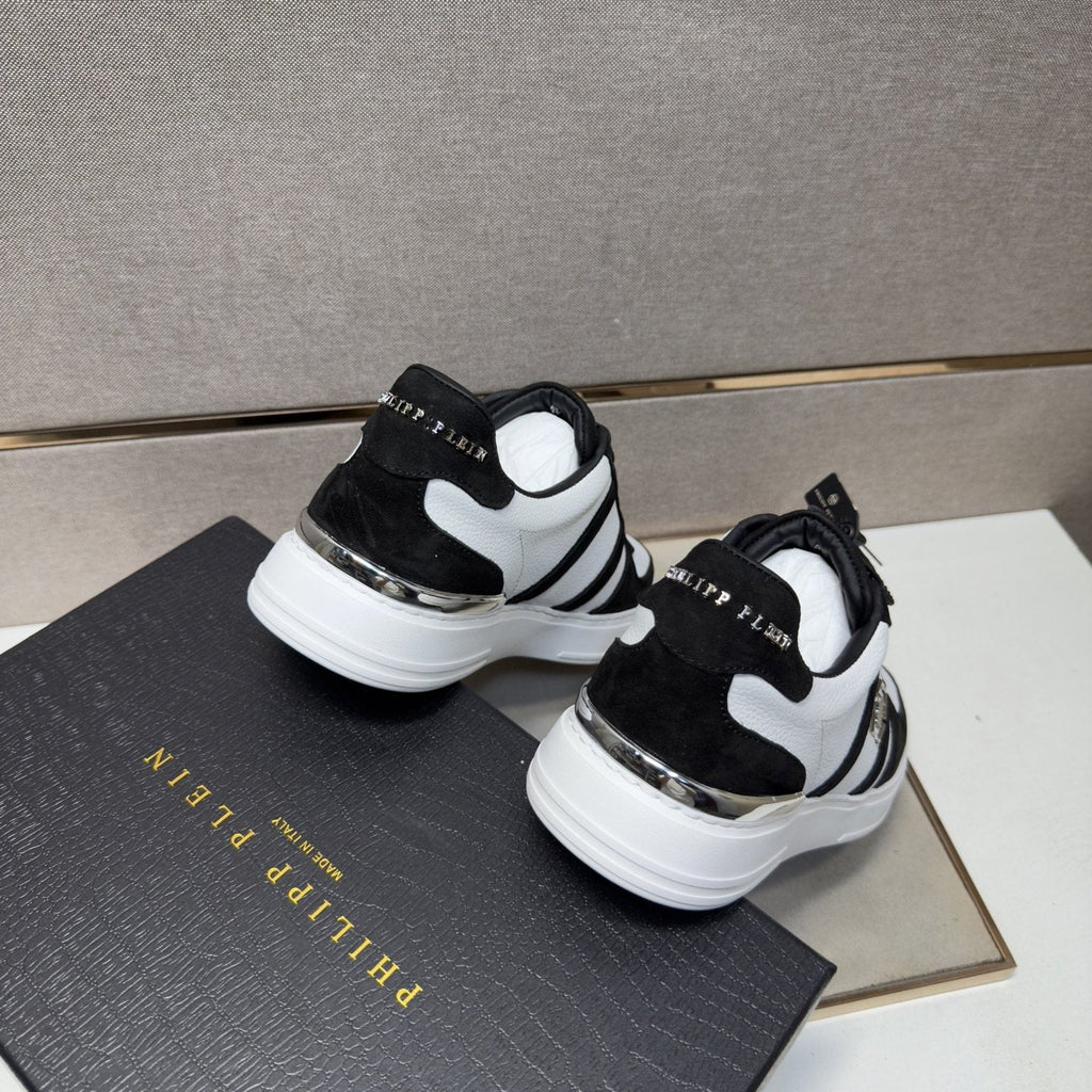 Philipp Plein Men's Paneled Low-Top Sneakers — back
