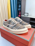 Loro Piana Contrast-Trim Low-Top Casual Shoes — hero