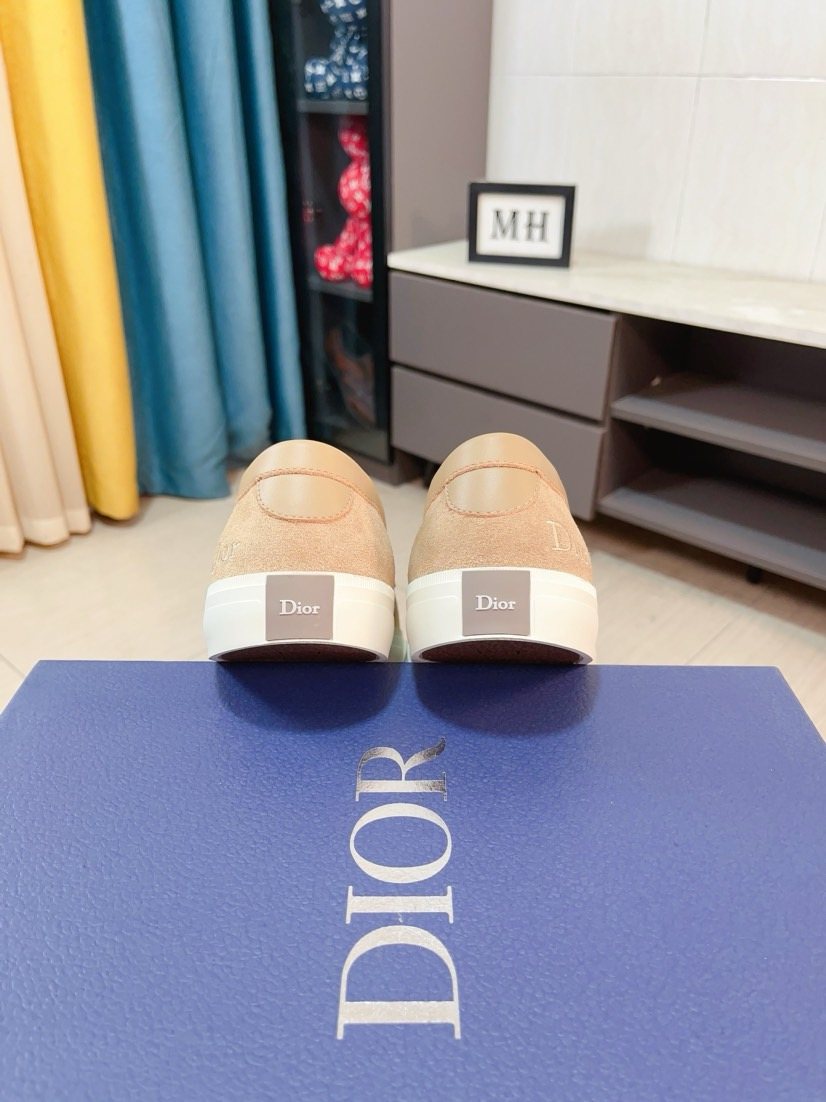Dior Strap Loafers with Contrast Soles — back