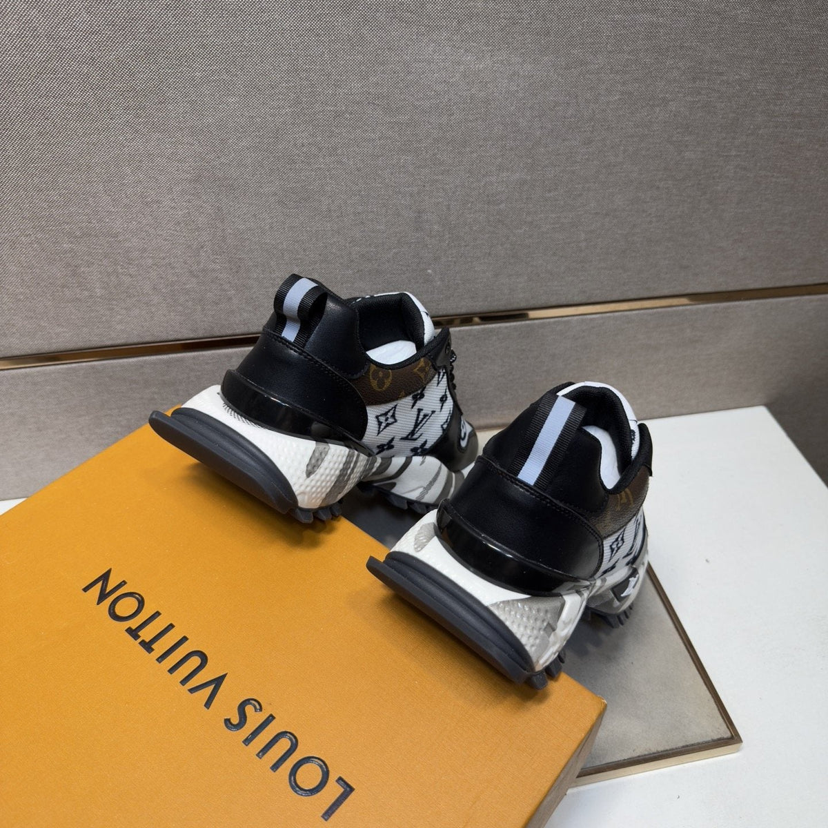 Louis Vuitton Monogram Chunky Sneakers — back