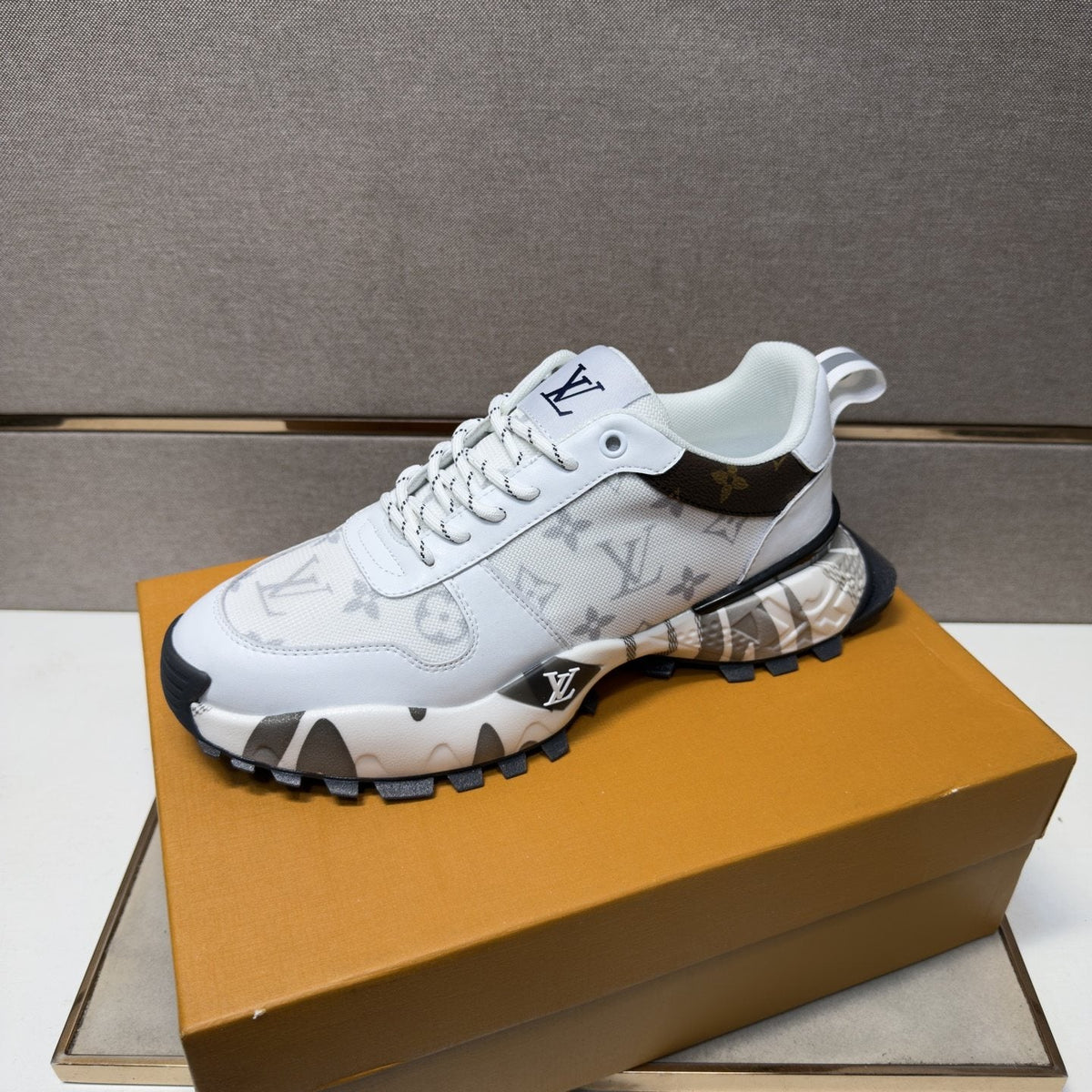 Louis Vuitton Monogram Chunky Sneakers — front