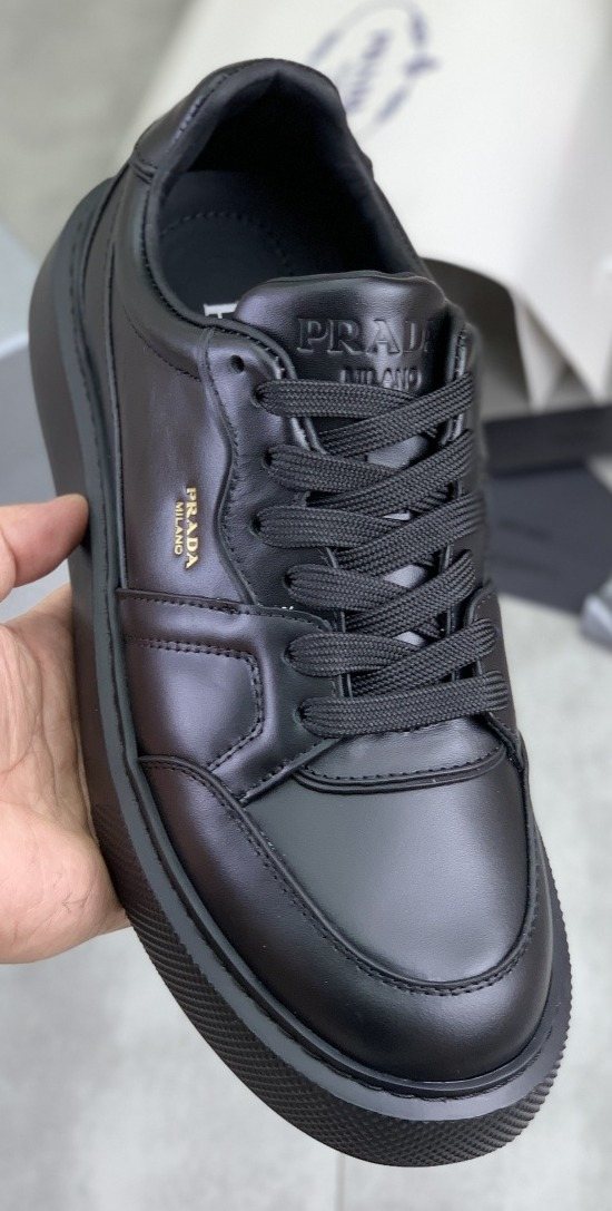 Prada Paneled Low-Top Sneakers — hero
