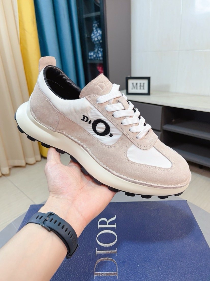 Dior Paneled Lug-Sole Sneakers — model