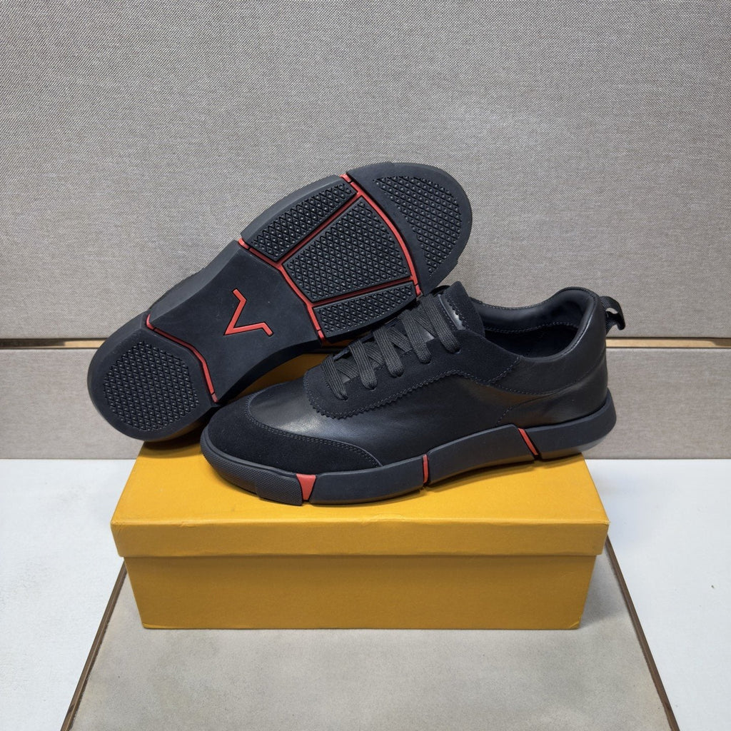 Louis Vuitton Men's Paneled Low-Top Sneakers — side