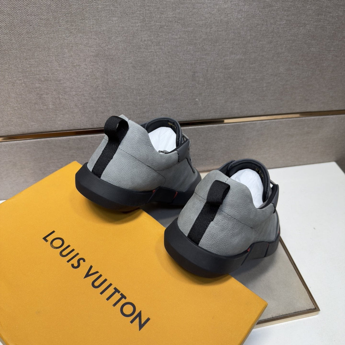 Louis Vuitton Men's Paneled Low-Top Sneakers — back