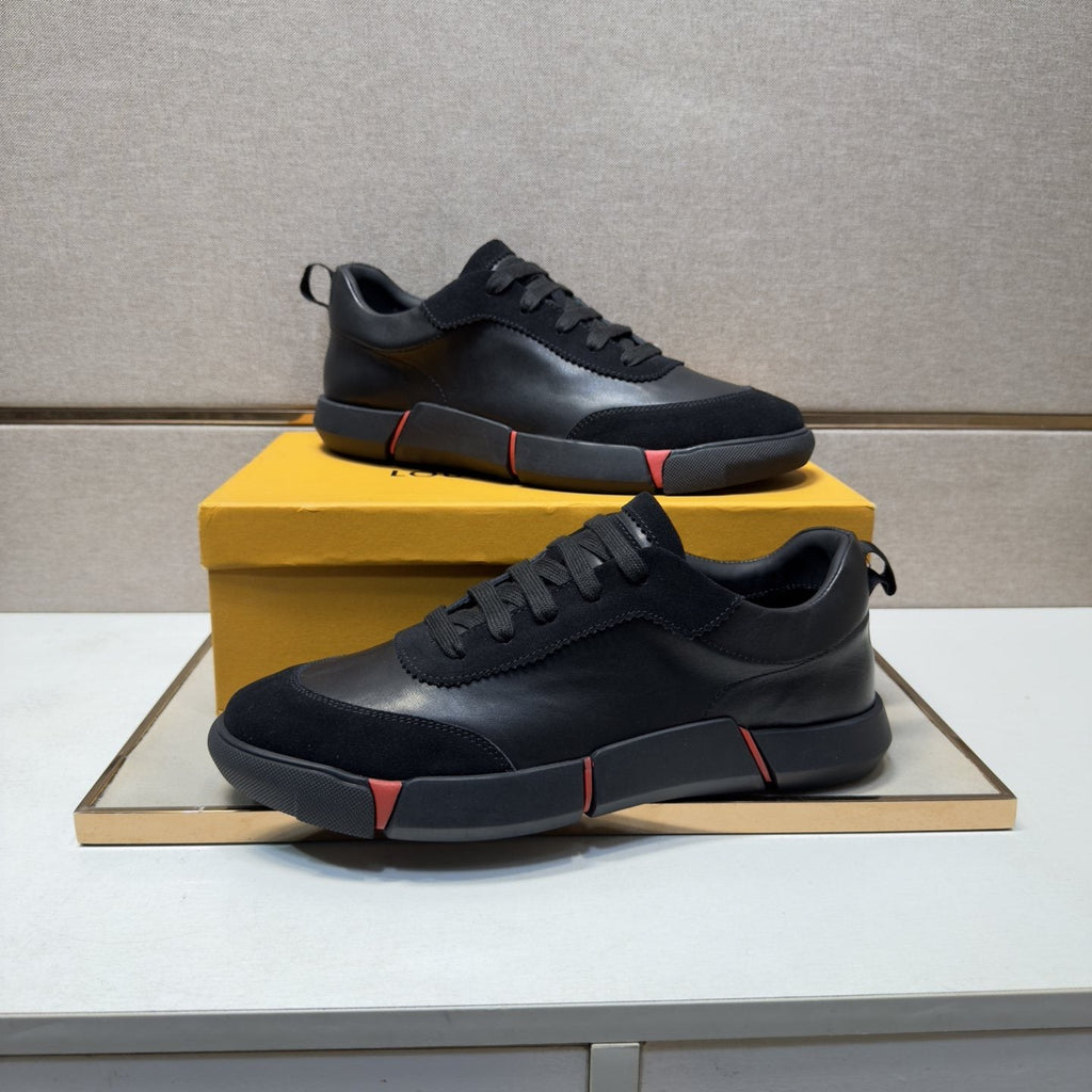 Louis Vuitton Men's Paneled Low-Top Sneakers — side