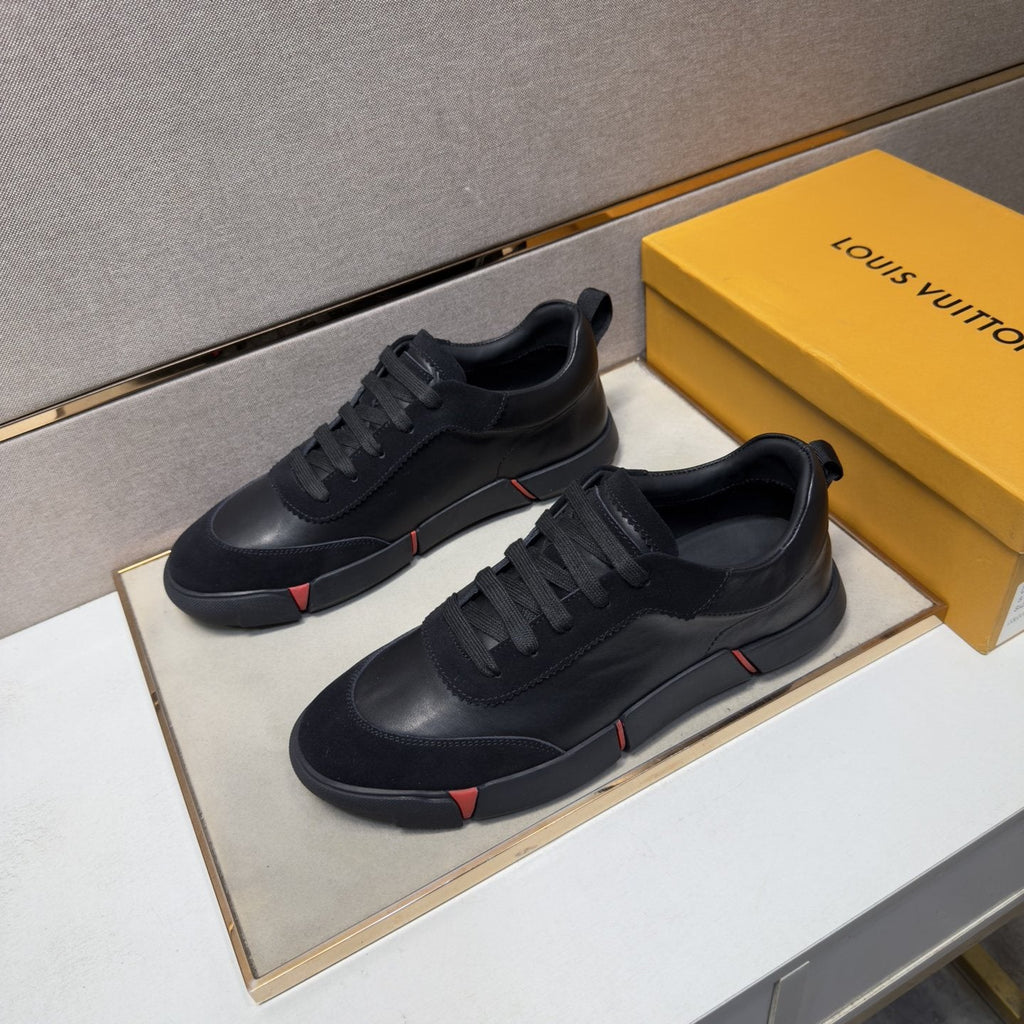 Louis Vuitton Men's Paneled Low-Top Sneakers — front